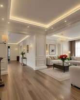 KH904 da 2 metri - Cornici velette per led a soffitto e parete, per illuminazione indiretta con le strisce led